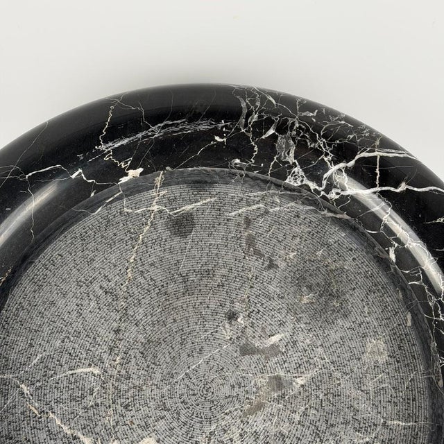 1970s Large Black Marble Centerpiece by Angelo Mangiarotti for Up & Up, 1970s For Sale - Image 5 of 11
