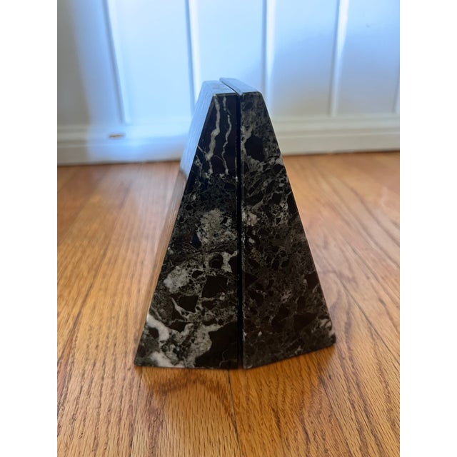 Vintage Polished Marble Bookends For Sale - Image 4 of 7