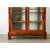 A 19th century French Louis Philippe style bibliothèque or other display cabinet, handcrafted from gorgeously figured...