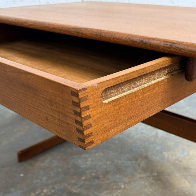 Kai Kristiansen Danish Modern Teak Side Table for Vildbjerg, 1950's For Sale In New York - Image 6 of 8