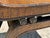 Vintage Woven Rattan Scroll-Arm Footstool / Side Table For Sale - Image 9 of 11
