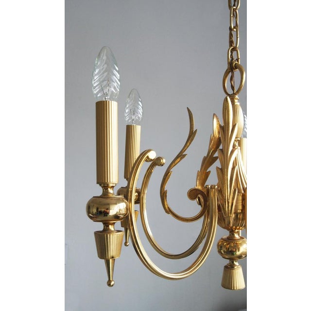Mid-Century Modern Chandelier by Gaetano Sciolari for Sciolari Milano For Sale - Image 3 of 6