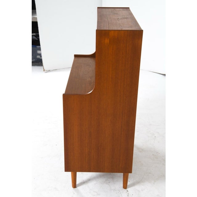 1960s Mid-Century Danish Teak Secretary Cabinet by Winge Møbler For Sale - Image 10 of 12