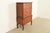 Baker Furniture Company Baker Furniture Georgian Carved Walnut and Burl Wood Seven-Drawer Highboy Dresser, Circa 1960s For Sale - Image 4 of 15