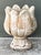 White Vintage Patinated Cast Concrete Tulip Planter For Sale - Image 8 of 12
