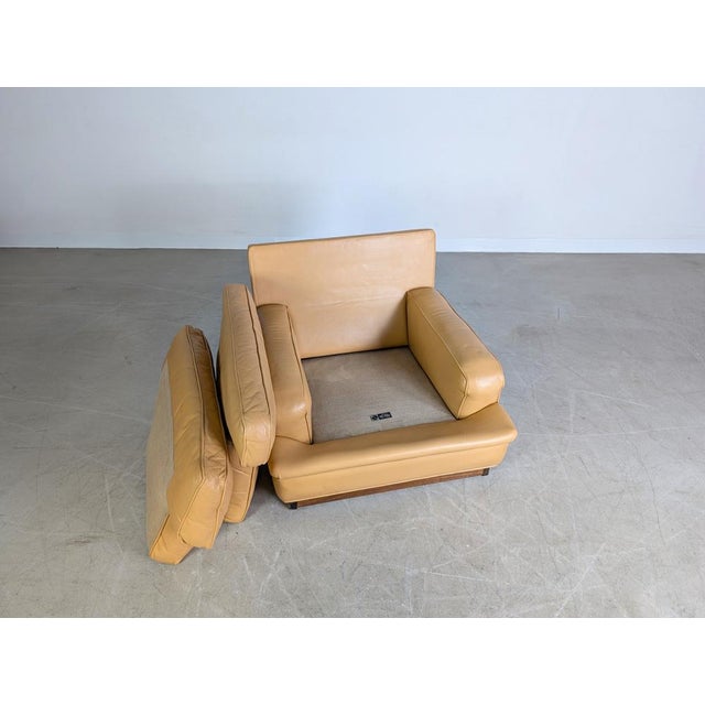 Wood Midcentury Modern Armchair in Leather by Arne Norell For Sale - Image 7 of 10