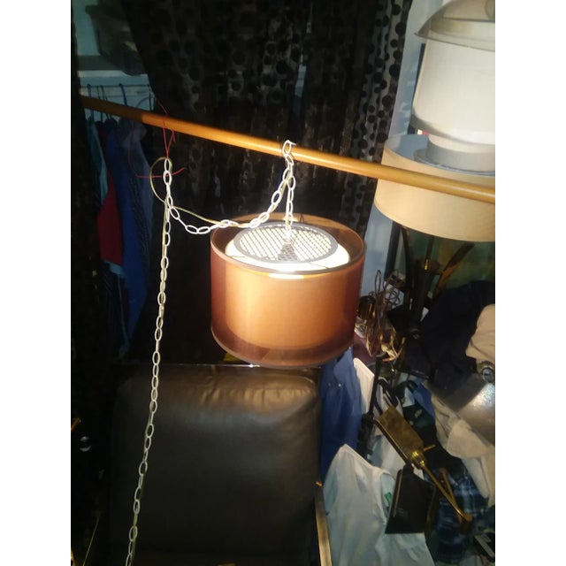 New Years Special Mid-Century Modern Drum Pendant Lamp For Sale - Image 4 of 11