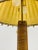 Wood Midcentury Teak and Rattan Table Lamp, circa 1970 For Sale - Image 7 of 12