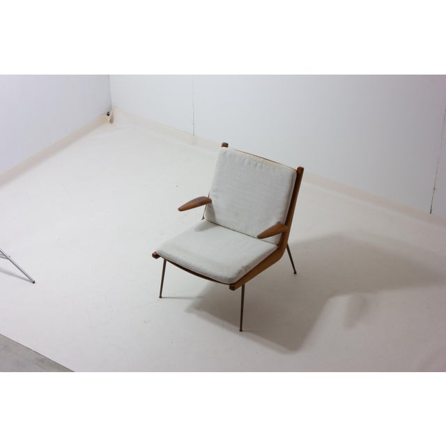 Minimalist Boomerang Lounge Chair by Peter Hvidt & Orla Møgaard, 2010s For Sale - Image 10 of 17