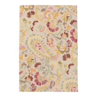 Dash & Albert by Annie Selke Ines Multi Micro Hooked, 4' x 6' For Sale
