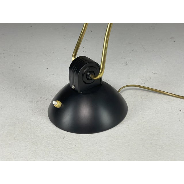 Metal 1930's French Industrial Desk Lamp For Sale - Image 7 of 8