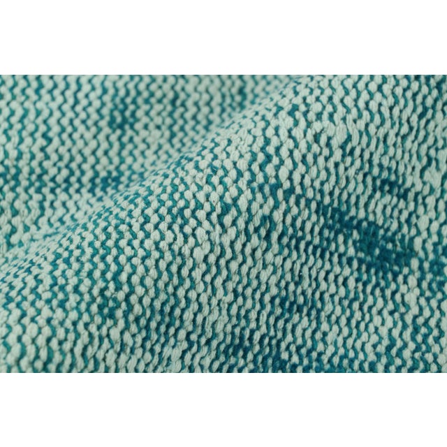 Vintage Turkish Rug in Blue Distressed Pattern, From Rug & Kilim For Sale In New York - Image 6 of 7