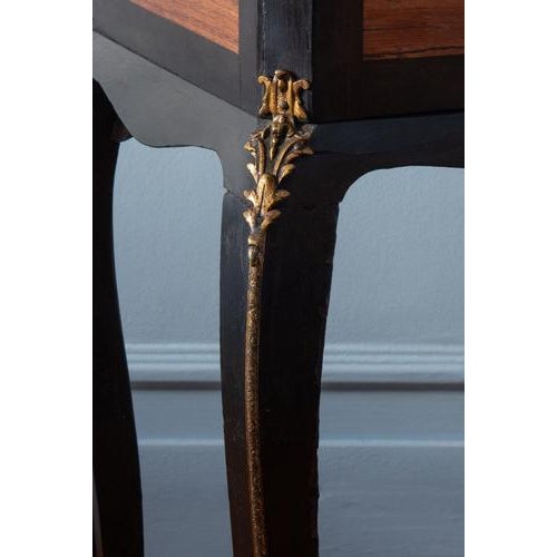 French Dressing Table with Cube Parquetry, 1800s For Sale - Image 9 of 15