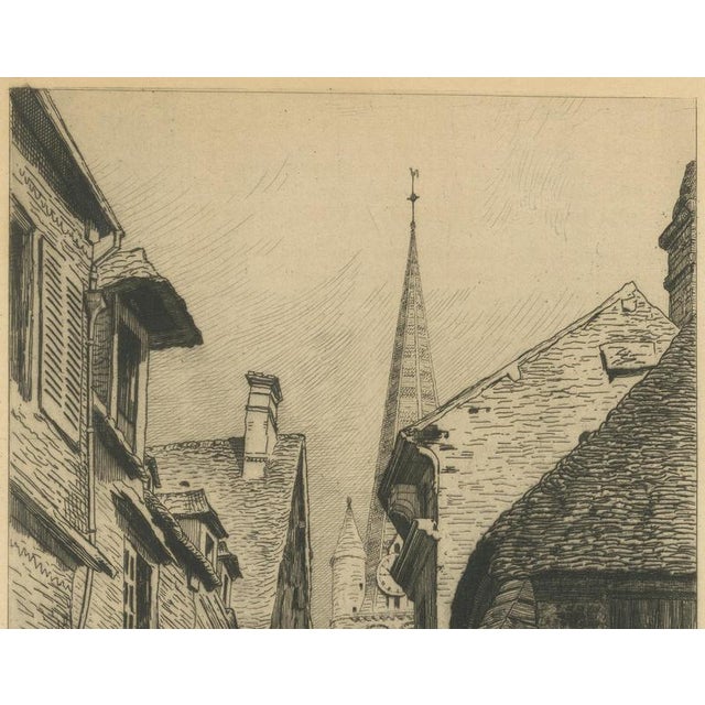 A. Briend De Maignon, Rue De La Poissonnerie, Montivilliers, 1875, Paper For Sale - Image 4 of 9