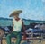 Realism Soviet Collective Farm Oil Painting, Socialist Realism Art, 1970s 49,5-50 For Sale - Image 3 of 6