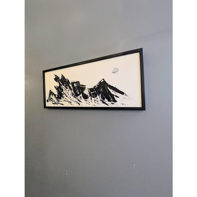 Contemporary 1990s Original Minimalist Landscape Painting: Signed Sutherland-Smith For Sale - Image 3 of 7