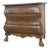 Vintage Dutch Baroque Revival Oak Bombé Three-Drawer Chest With Paw Feet For Sale