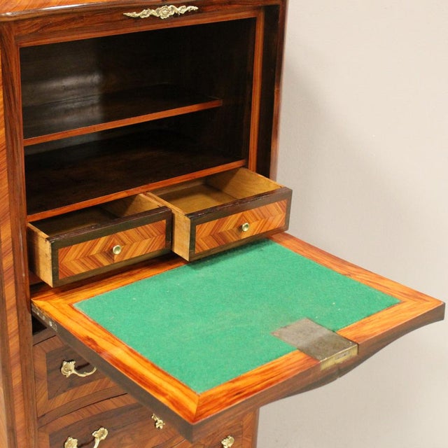 Metal Antique Napoleon III Secretary For Sale - Image 7 of 16