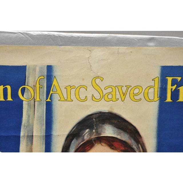 Original 1918 Wwi Poster 'Joan of Arc Saved France' by William Haskell Coffin For Sale - Image 10 of 14