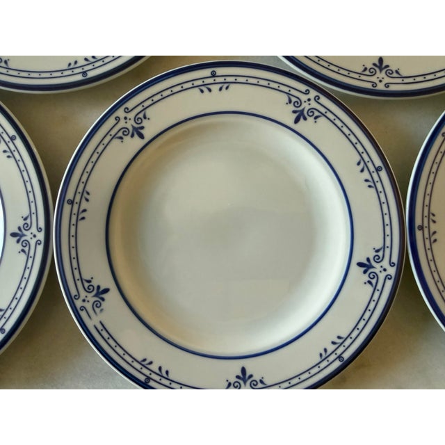 Mikasa Vintage Mikasa Cera Stone Small Plates in the Newport Pattern - Set of 7 For Sale - Image 4 of 10