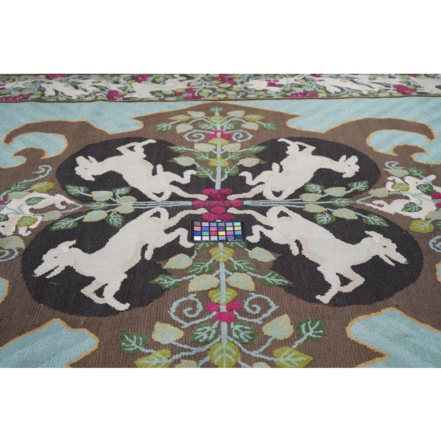 Contemporary Sumak Rug 8'0'' x 10'0'' For Sale - Image 10 of 12