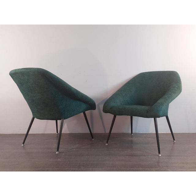 Mid-Century Modern Set of Vintage Polish Chairs, 1970s For Sale - Image 3 of 18