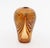 1970s Modern Pulled Feather Amber Glass Vase, 1975 For Sale - Image 5 of 8