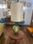 This is a beautiful Mid Century glass lamp with night light