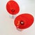 Philippe Starck Mid-Century Red Acrylic Glass Swivel Eros Lounge Chair by Philippe Starck for Kartell, Italy, 1990s For Sale - Image 4 of 16