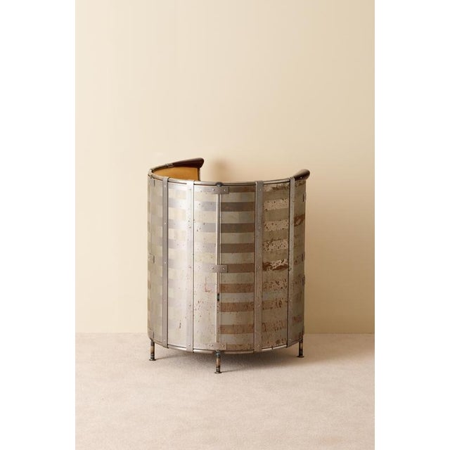 1990s Mooseskin Armchair Edition 52/360 in Leather and Steel by Mats Theselius for Källemo, 1990s For Sale - Image 5 of 12