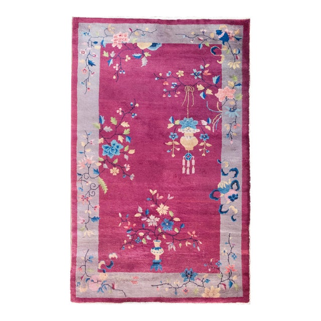 Early 20th Century Chinese Art Deco Rug For Sale