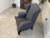Gray Vintage Lounge Chair in Grey Fabric For Sale - Image 8 of 18