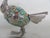 Late 20th Century Silver Plate Mosaic Nacato Tall Guayasamin Ecuador Bird Porcelain Figurine 4620b For Sale - Image 5 of 10