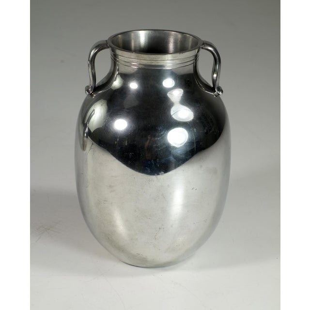 Metal Art Deco Pewter Vases by Just Andersen, 1930s, Set of 2 For Sale - Image 7 of 11