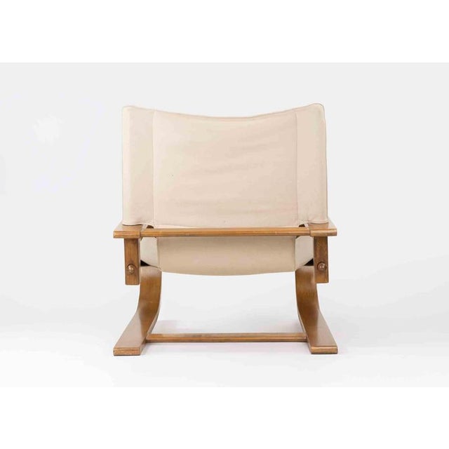 Wood Vintage Wooden Scacciapensieri Armchair, 1976 For Sale - Image 7 of 10