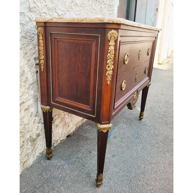 Mahogany Commode from Krieger, 19th Century For Sale - Image 15 of 18