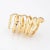 Finely detailed vintage snake ring, crafted in 18 karat yellow gold (circa 1970s to 1980s). Three rubies are set into the...