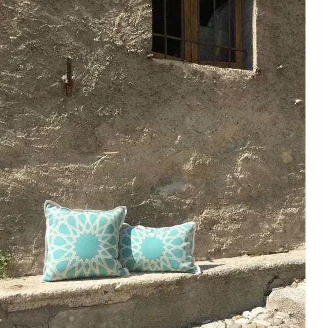 Rabat White Cushion Cover from Sohil Design For Sale - Image 4 of 5