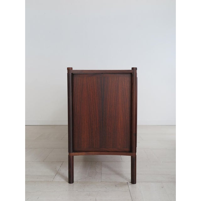 Brown Archimede Sideboard by Hirozi Fukuoh for Gavina, Italy, 1960s For Sale - Image 8 of 18