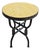 16" Mini Moroccan Mosaic Accent Table – Yellow Tile Top For Sale