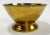 Mid 20th Century Vintage Brass Pedestal Bowl W/ Faux Bamboo Rim For Sale - Image 5 of 8