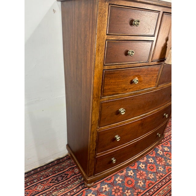 1960s 1960s Universal Furniture Tallboy Dresser With Lock For Sale - Image 5 of 10