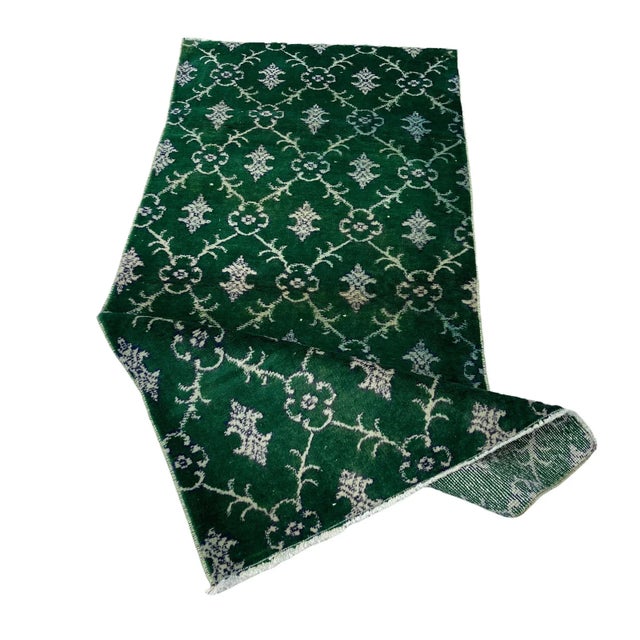 Turkish Hand-Knotted Kayseri Rug For Sale - Image 3 of 11