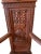 Renaissance Style French Walnut Caquetiore Armchair Carved Back Splat, 19th Century For Sale - Image 4 of 11