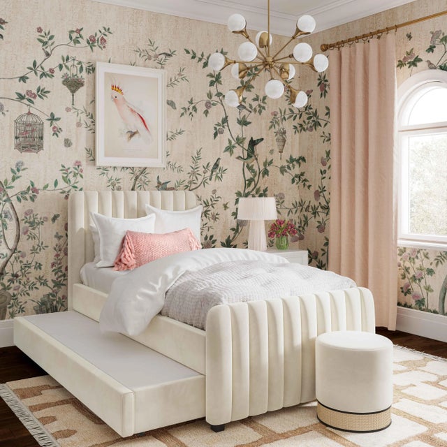 We can't guarantee your dreams will come true, but at least we can help you dream in style. The Angela trundle bed...