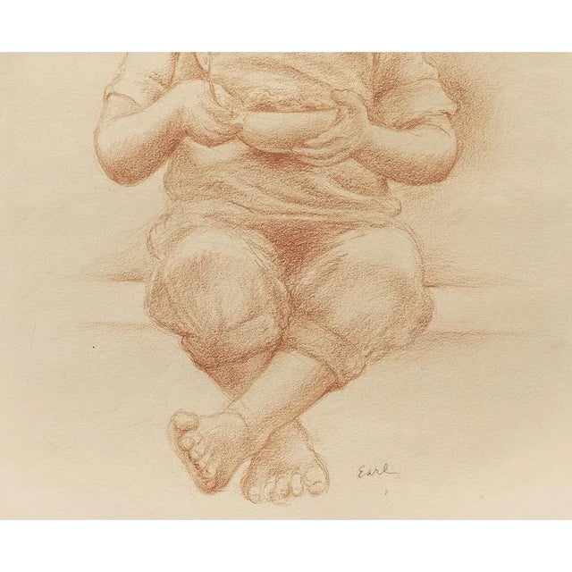 Contemporary 20th Century Large Original Signed Drawing by Earl For Sale - Image 3 of 10