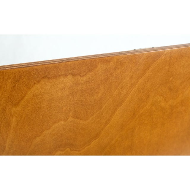 Mid-Century Modern Bent Plywood Scoop Shape Chair & Ottoman on Dowel Legs Mint For Sale - Image 18 of 18