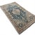 Persian Antique Qashqai Rug | Ivory Field With Blue Geometric Medallion | 3x5 For Sale - Image 3 of 6