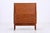 Vintage teak secretary desk by Dyrlund in classic Danish Modern design. Behind the writing flap are practical compartments...