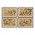 Chinese Export, Hand-Painted Figural Scenes, Rosewood Frames, China, 19th C. For Sale
